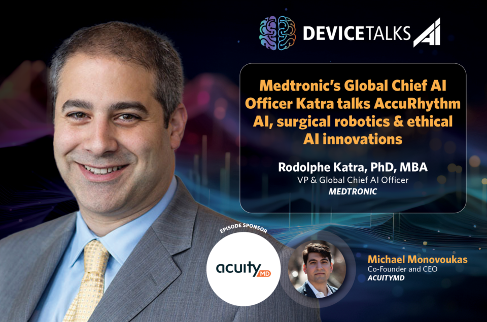 Medtronic’s Global Chief AI Officer Katra talks AccuRhythm AI, surgical robotics & ethical AI innovations